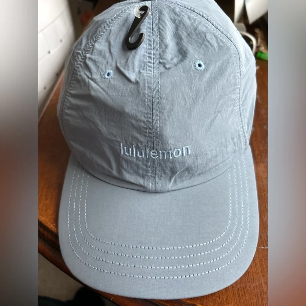 lululemon Classic Ball Cap L/XL Light Blue Adjustable Running Hat NWT